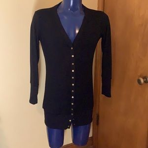 Merokeety Black Cardigan
